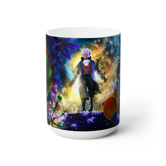 Queen of the Flightless Dragons Mystical Guy Ceramic Mug 15oz