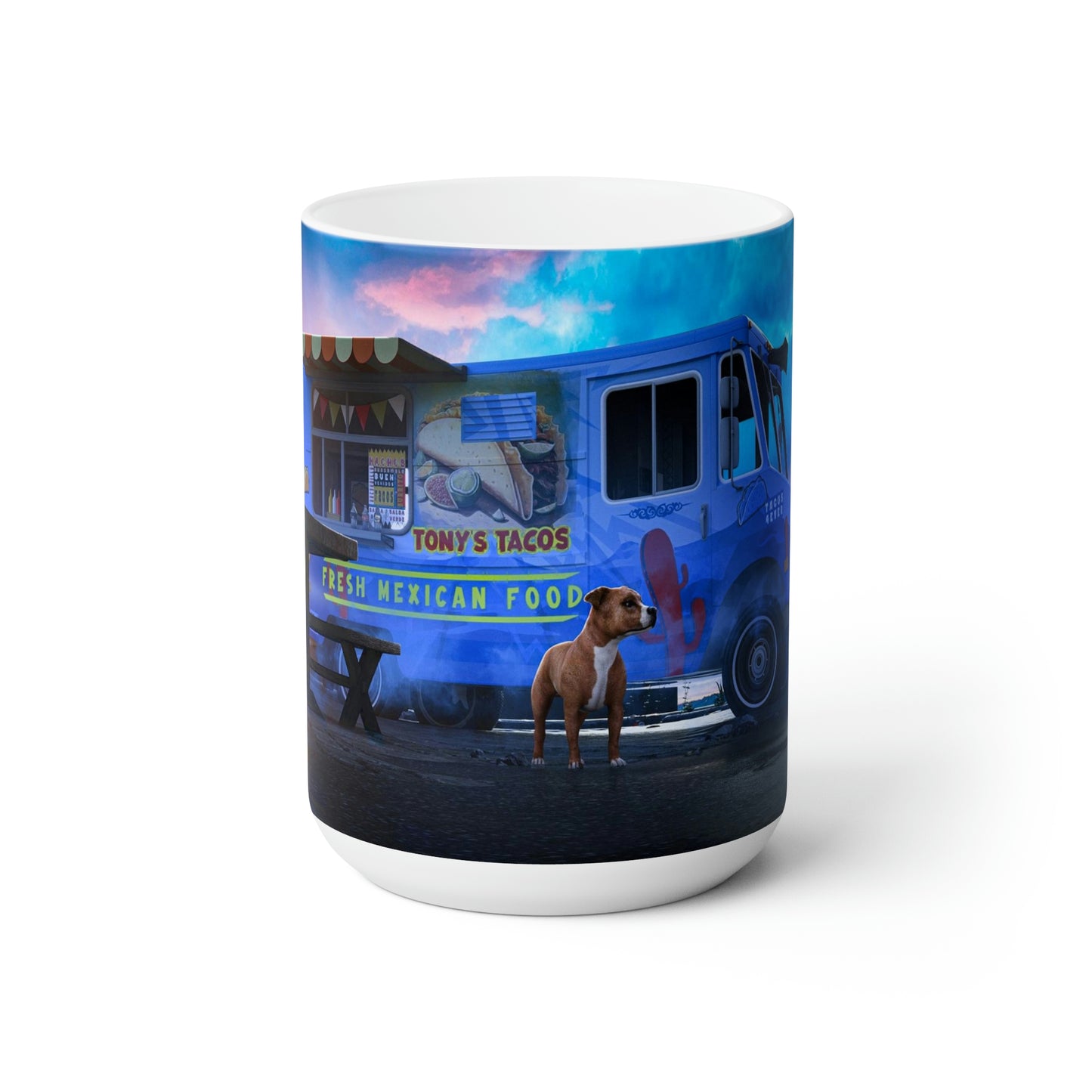 Hannah and the Taco Truck Ceramic Mug 15oz